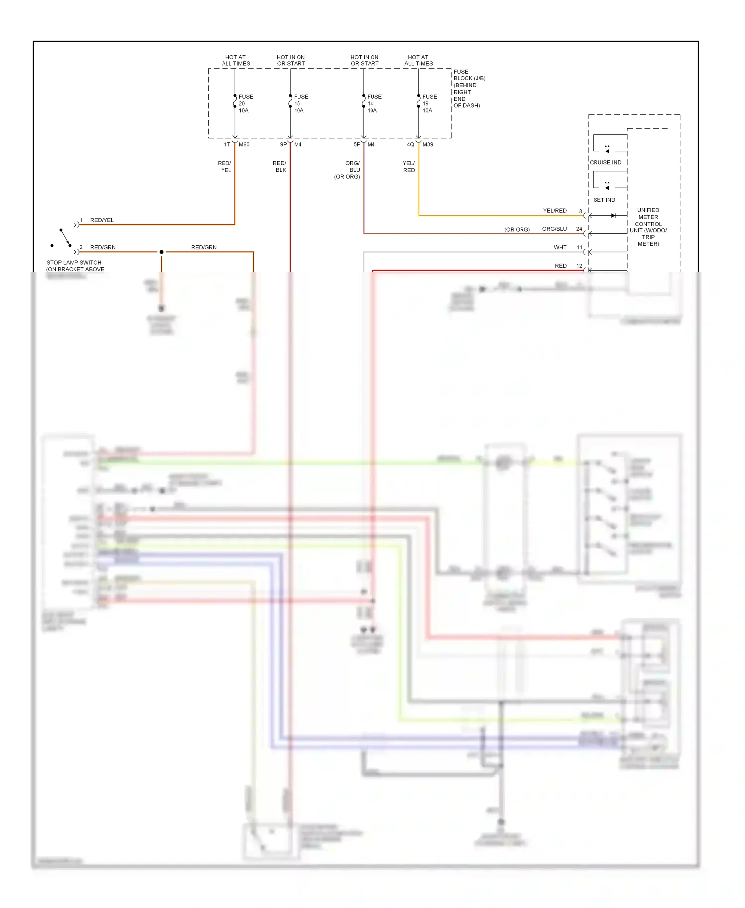 Wiring diagram sensor 2 for Nissan Titan I (2003-2006) (1 of 2)