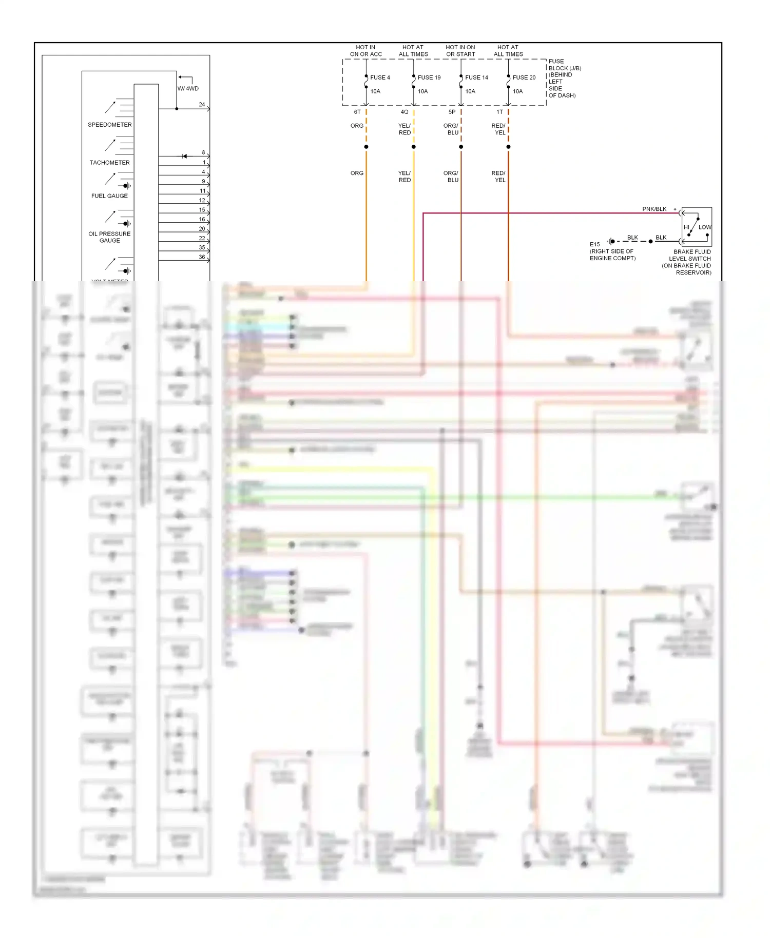 Wiring diagram transmissions system for Nissan Titan I (2003-2006) (1 of 3)