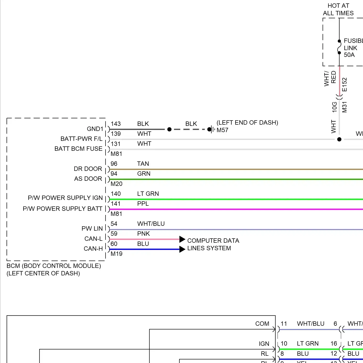 demo - Power windows circuit, crew cab (1 of 2) Power windows circuit, crew cab (1 of 2)