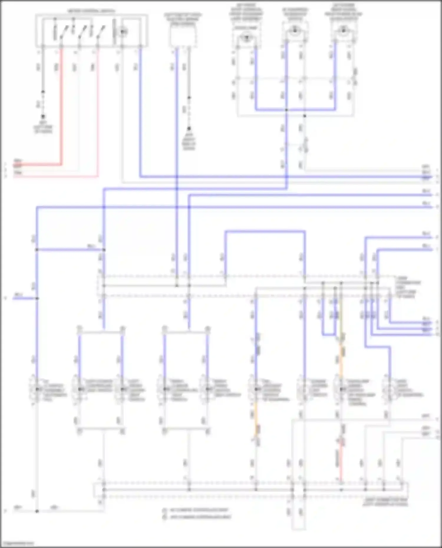 Wiring diagram a/c switch assembly for Nissan Titan II facelift (2019-2024) (4 of 6)