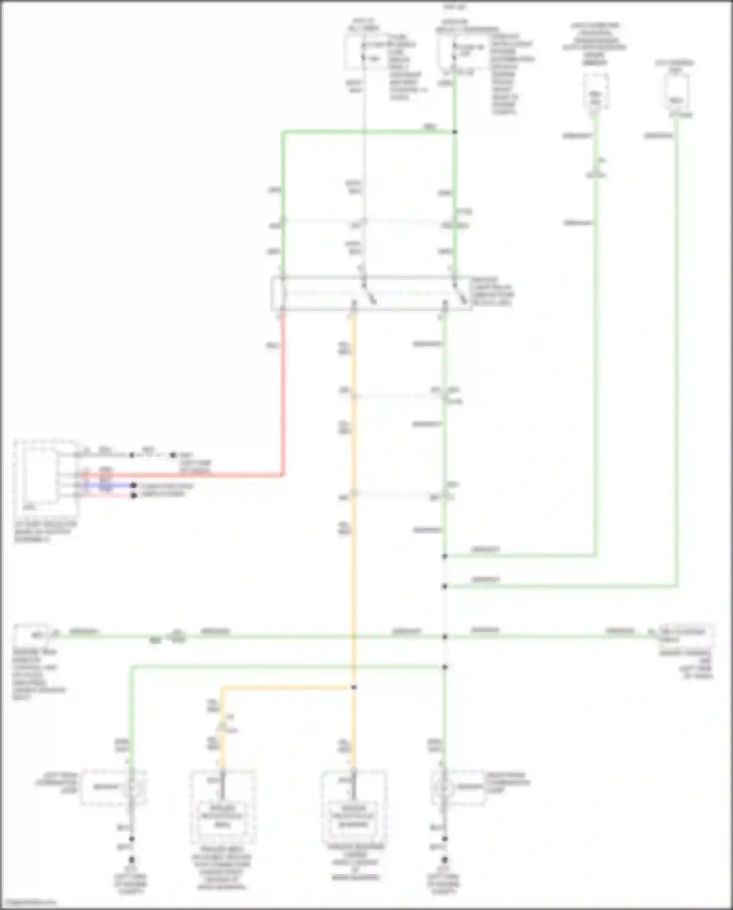 Wiring diagram a/t shift selector for Nissan Titan II facelift (2019-2024) (2 of 10)