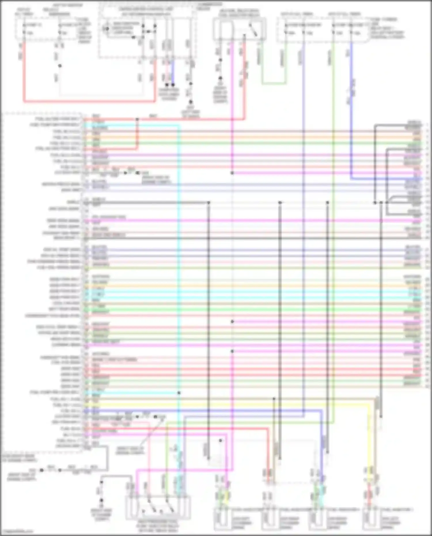 Wiring diagram combination meter for Nissan Titan II facelift (2019-2024) (32 of 32)