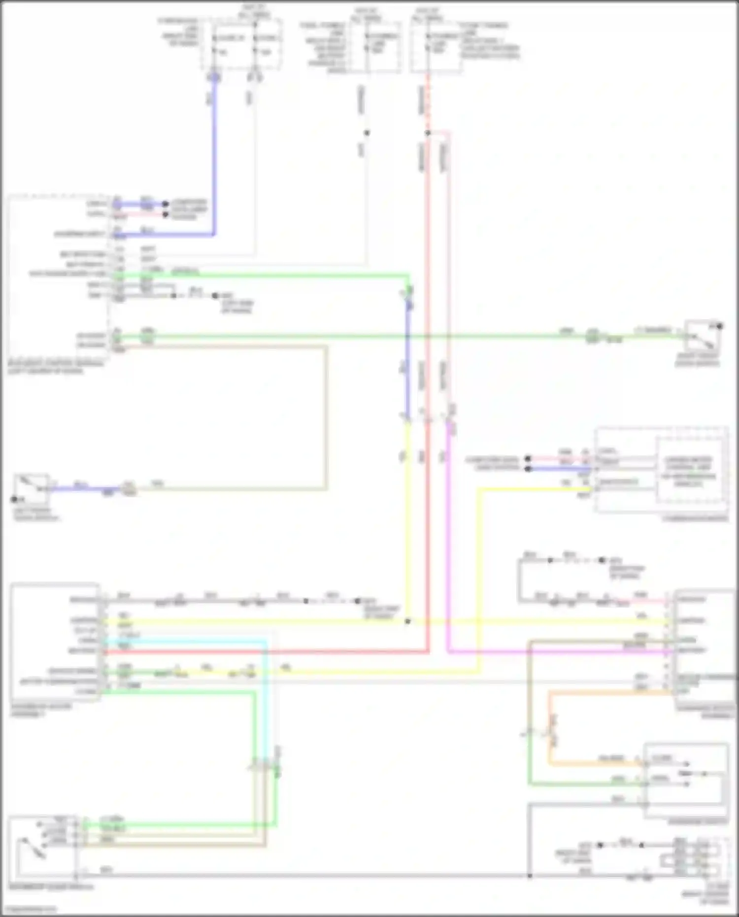 Wiring diagram combination meter for Nissan Titan II facelift (2019-2024) (17 of 32)