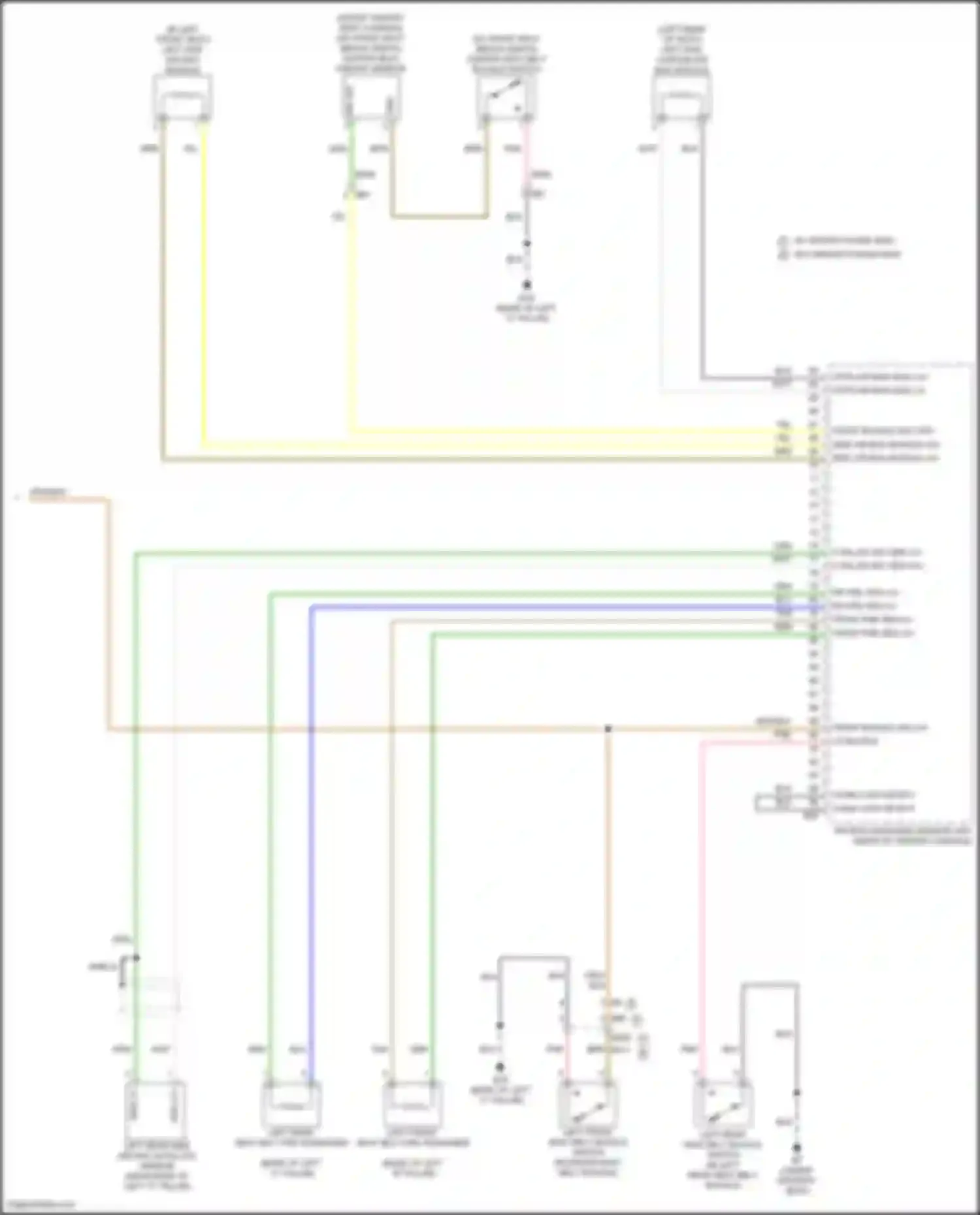 Wiring diagram conn lock detect for Nissan Titan II facelift (2019-2024) (2 of 4)