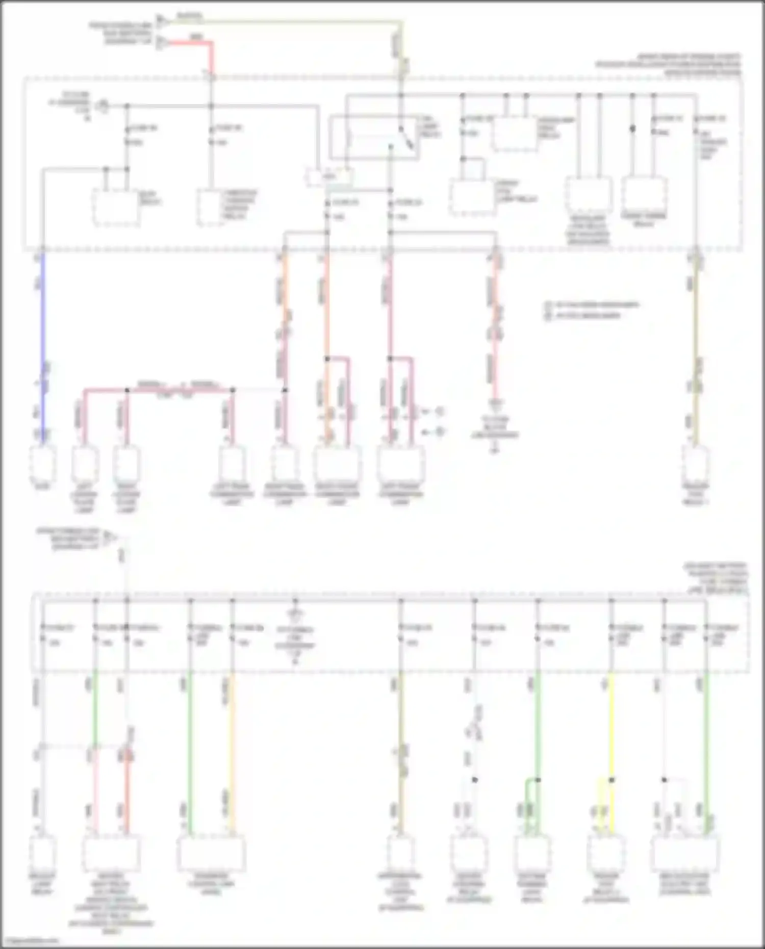 Wiring diagram ecm relay for Nissan Titan II facelift (2019-2024) (4 of 5)