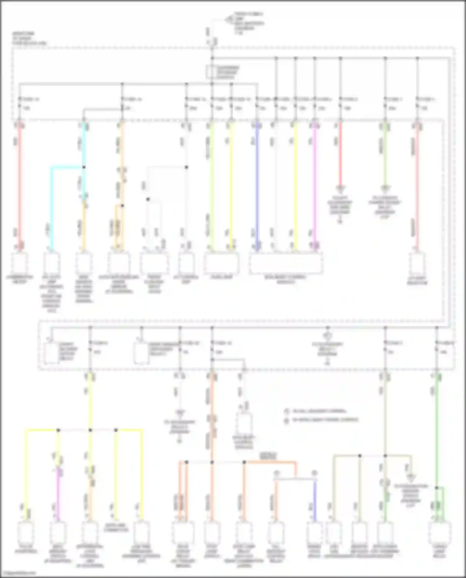 Wiring diagram front air control for Nissan Titan II facelift (2019-2024) (5 of 7)