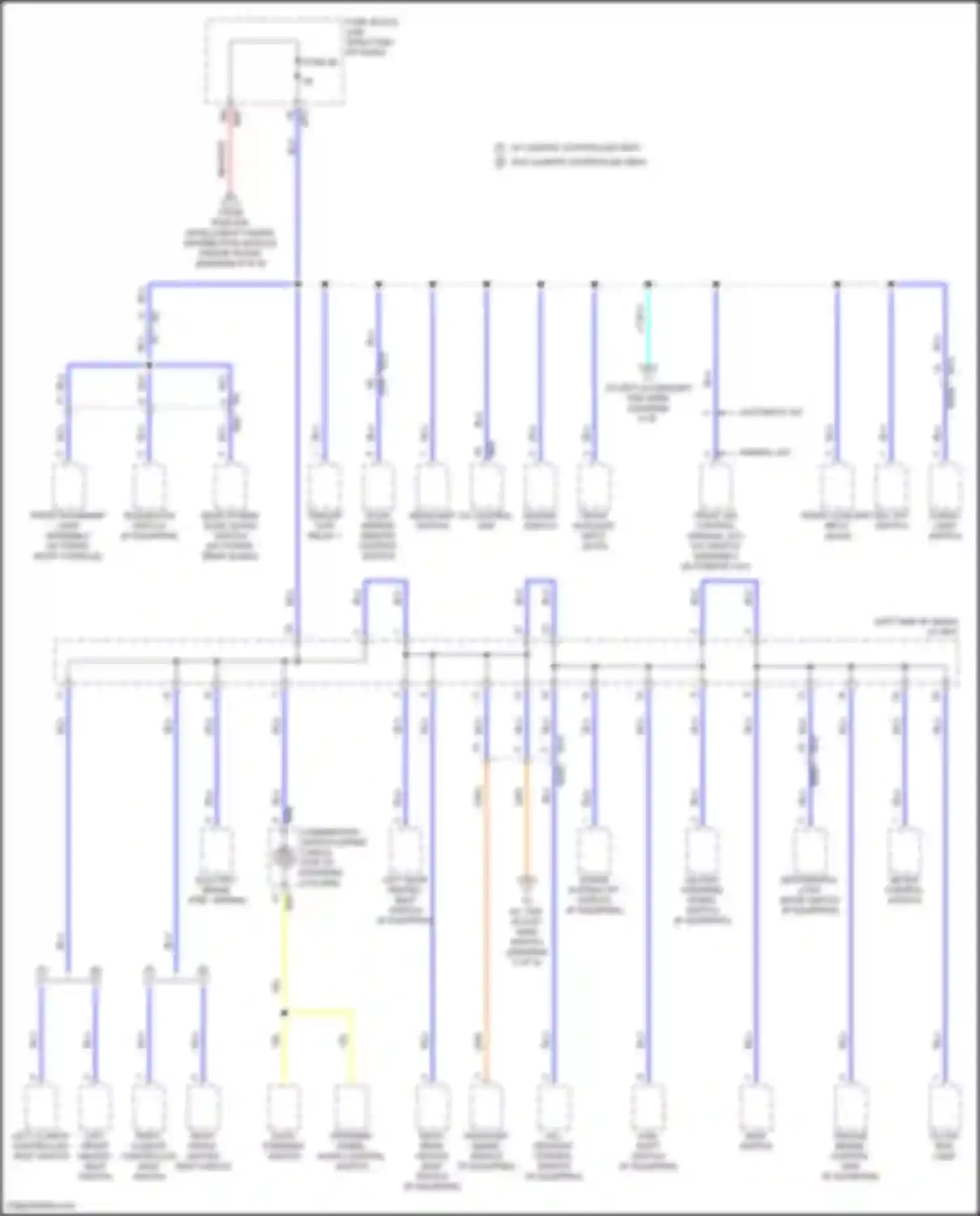 Wiring diagram front auxiliary input jacks for Nissan Titan II facelift (2019-2024) (6 of 8)