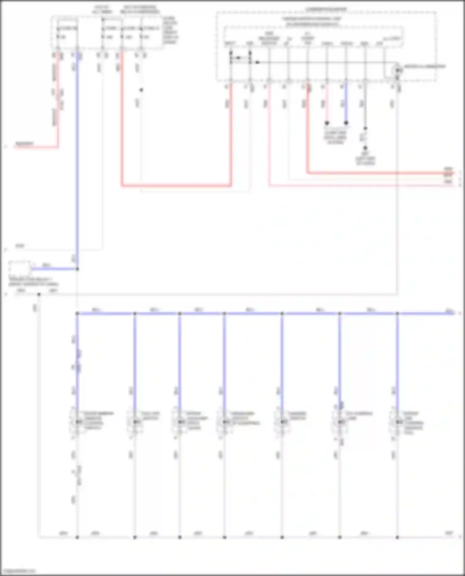 Wiring diagram fuse 13 for Nissan Titan II facelift (2019-2024) (8 of 12)