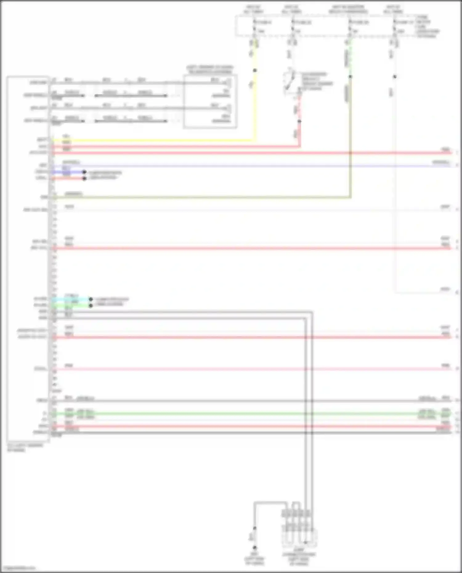 Wiring diagram fuse 25 for Nissan Titan II facelift (2019-2024) (9 of 9)