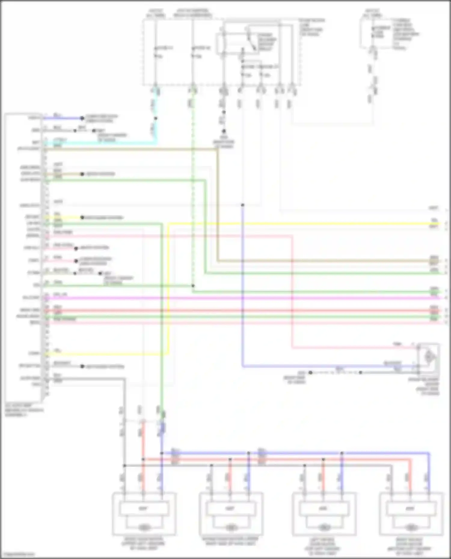 Wiring diagram lin sig for Nissan Titan II facelift (2019-2024) (1 of 2)