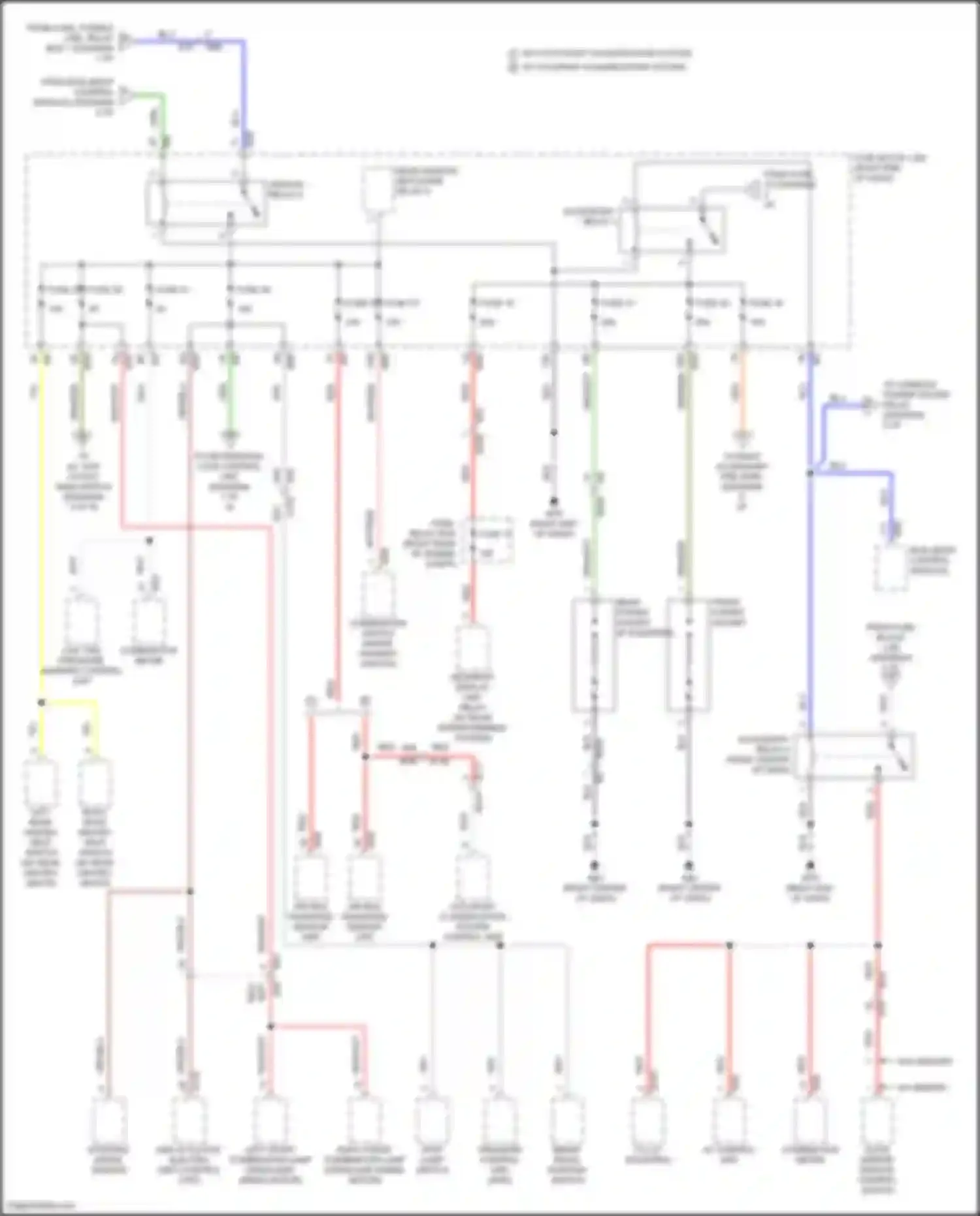 Wiring diagram low tire pressure warning control unit for Nissan Titan II facelift (2019-2024) (4 of 5)