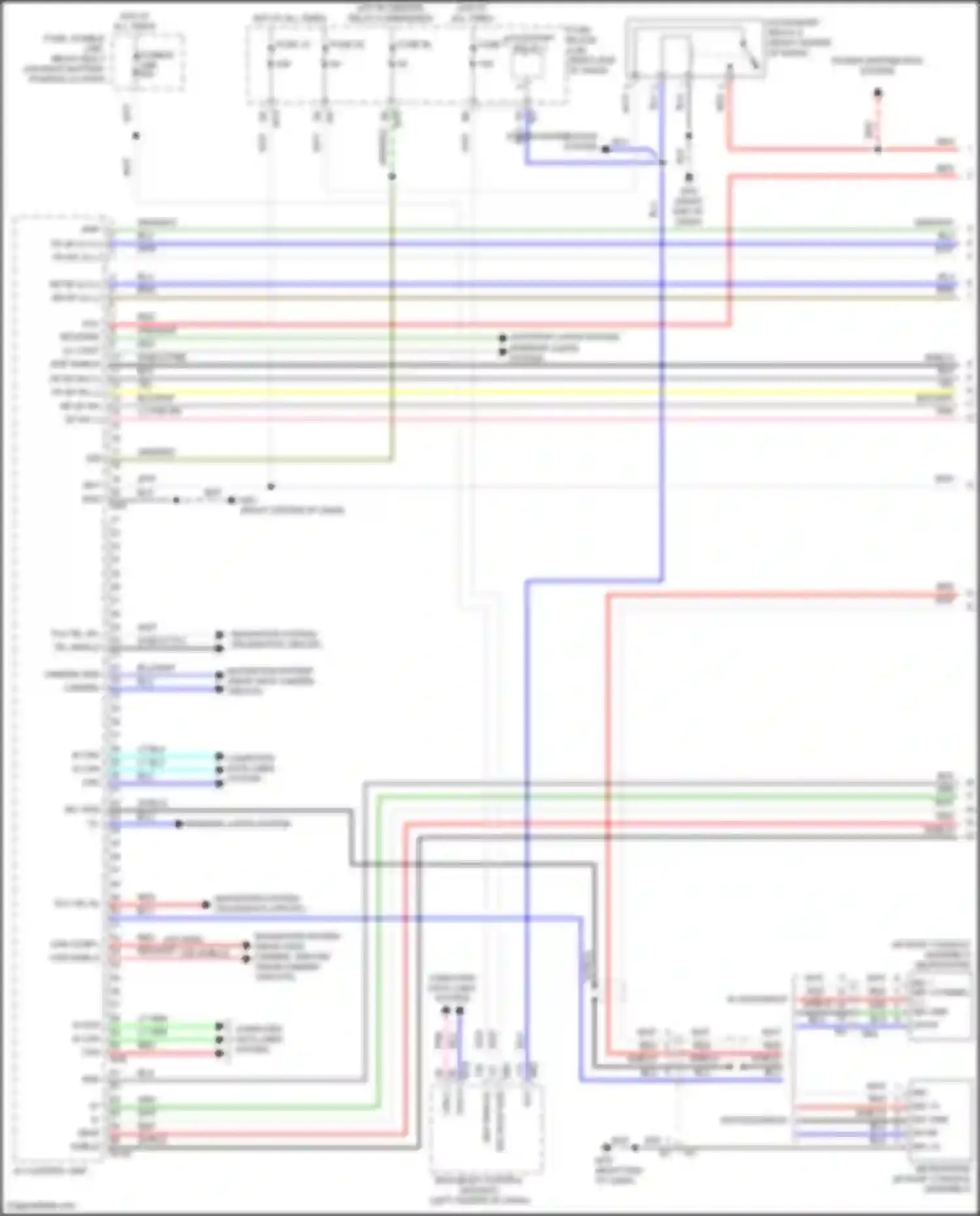 Wiring diagram m can-h for Nissan Titan II facelift (2019-2024) (3 of 7)