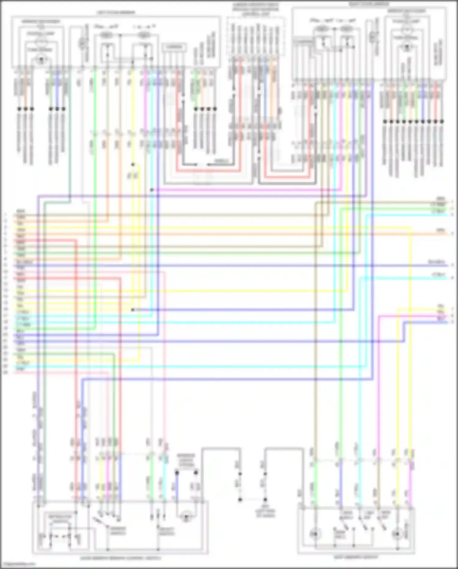 Wiring diagram navigation system for Nissan Titan II facelift (2019-2024) (1 of 6)