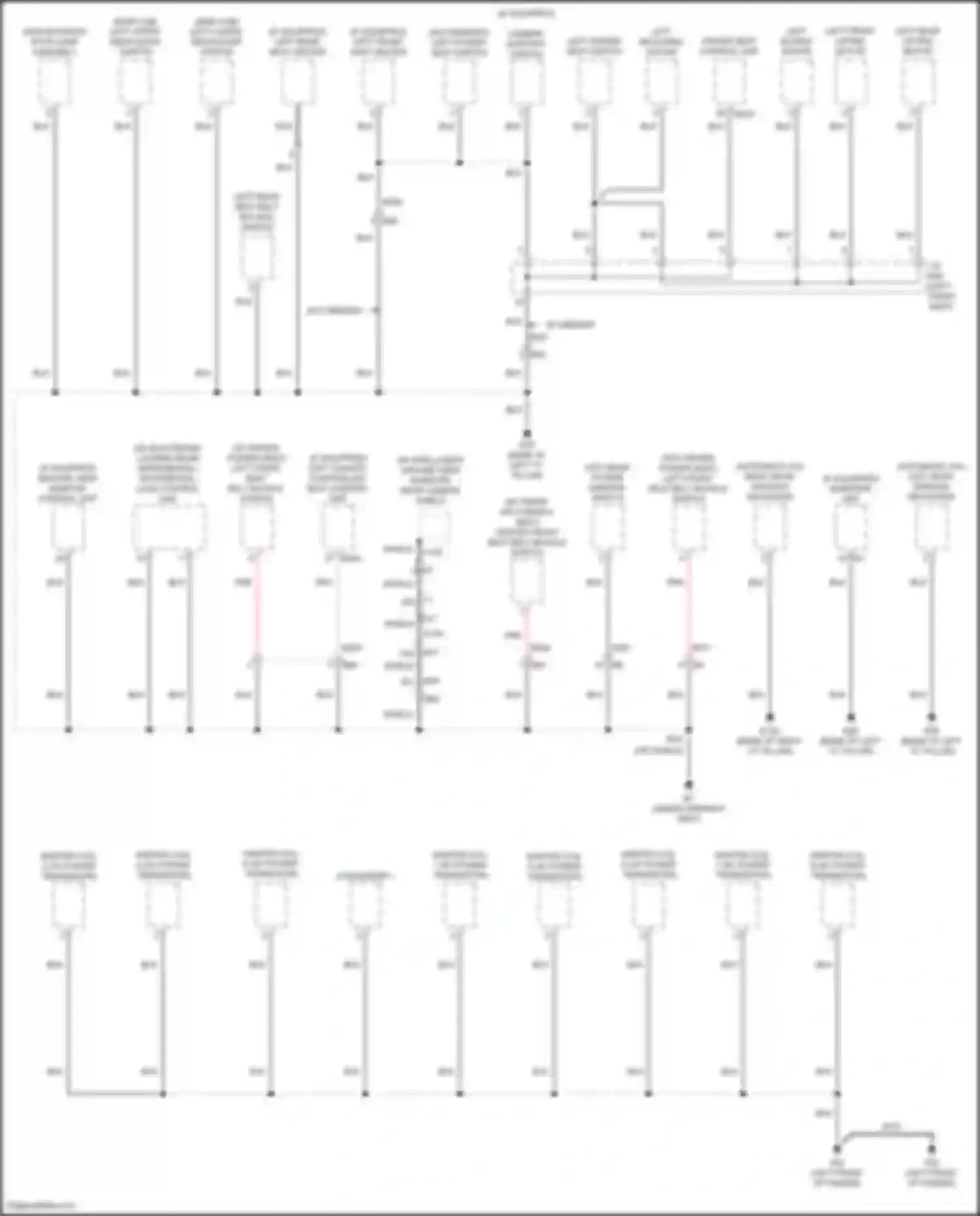 Wiring diagram rear camera shield for Nissan Titan II facelift (2019-2024) (1 of 1)