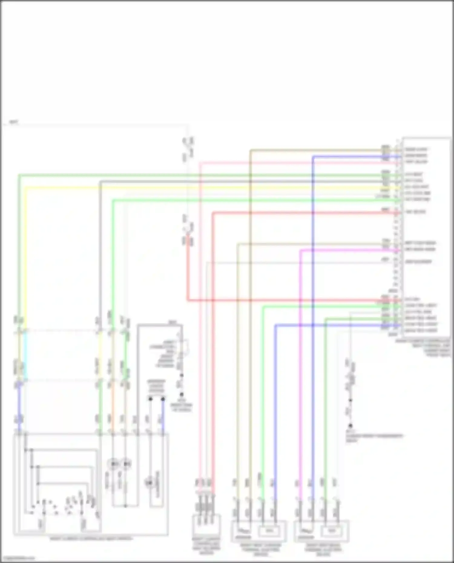 Wiring diagram right end of dash) for Nissan Titan II facelift (2019-2024) (43 of 81)