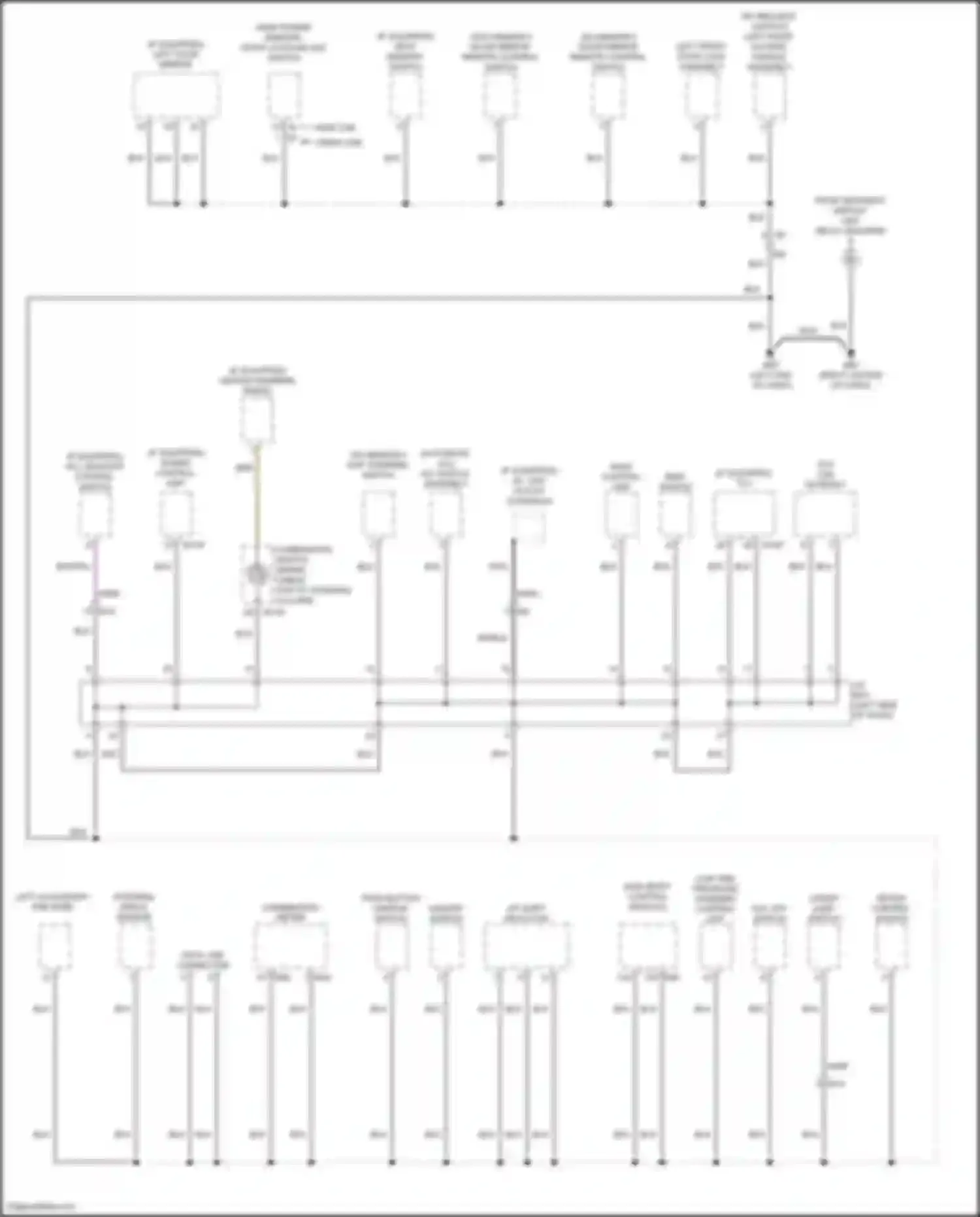 Wiring diagram seat memory switch for Nissan Titan II facelift (2019-2024) (1 of 3)