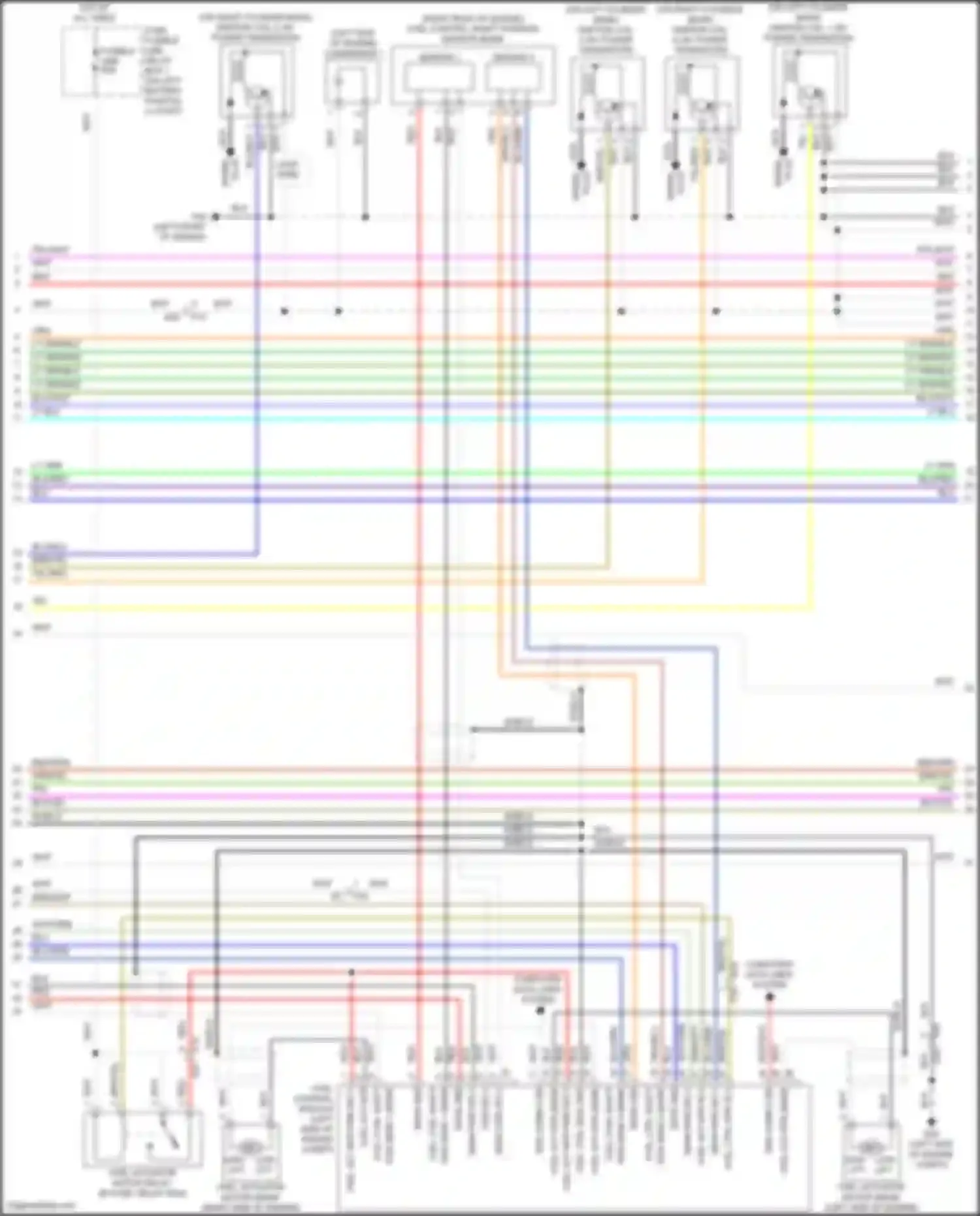 Wiring diagram sensor 2 for Nissan Titan II facelift (2019-2024) (4 of 5)
