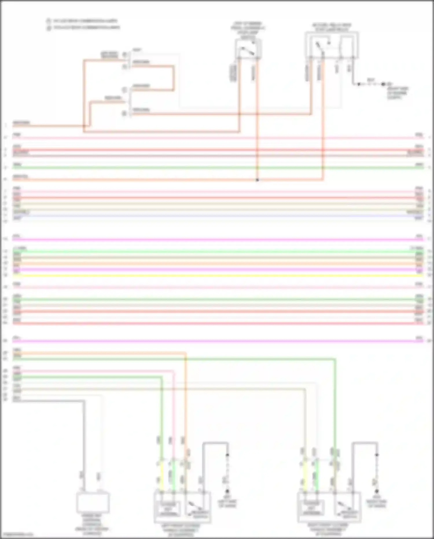 Wiring diagram stop lamp switch for Nissan Titan II facelift (2019-2024) (5 of 10)