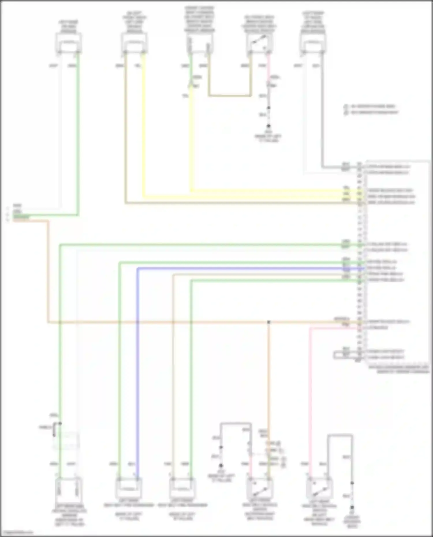 Wiring diagram sw sig for Nissan Titan II facelift (2019-2024) (4 of 4)