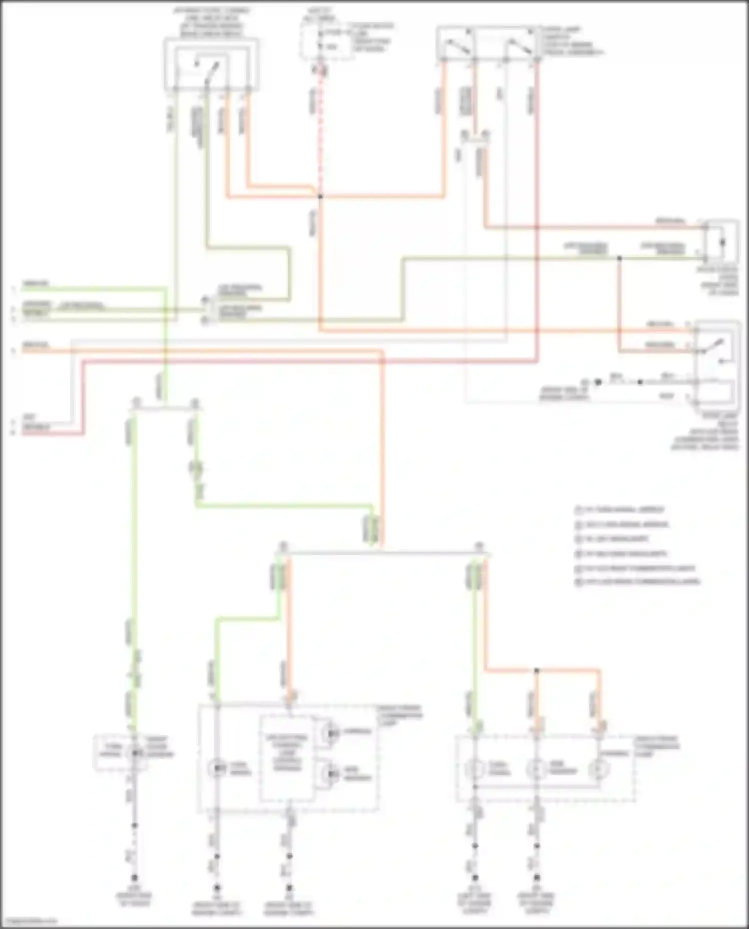 Wiring diagram turn signal for Nissan Titan II facelift (2019-2024) (3 of 7)