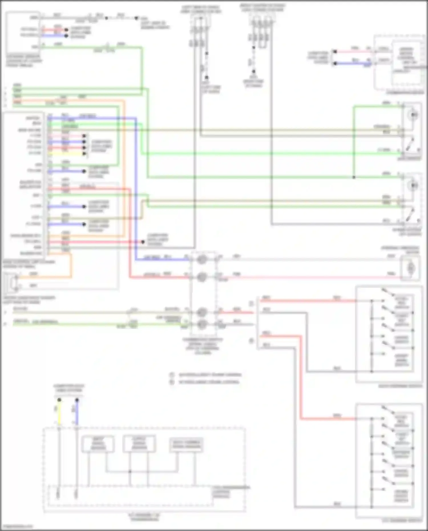 Wiring diagram v can-h for Nissan Titan II facelift (2019-2024) (2 of 2)
