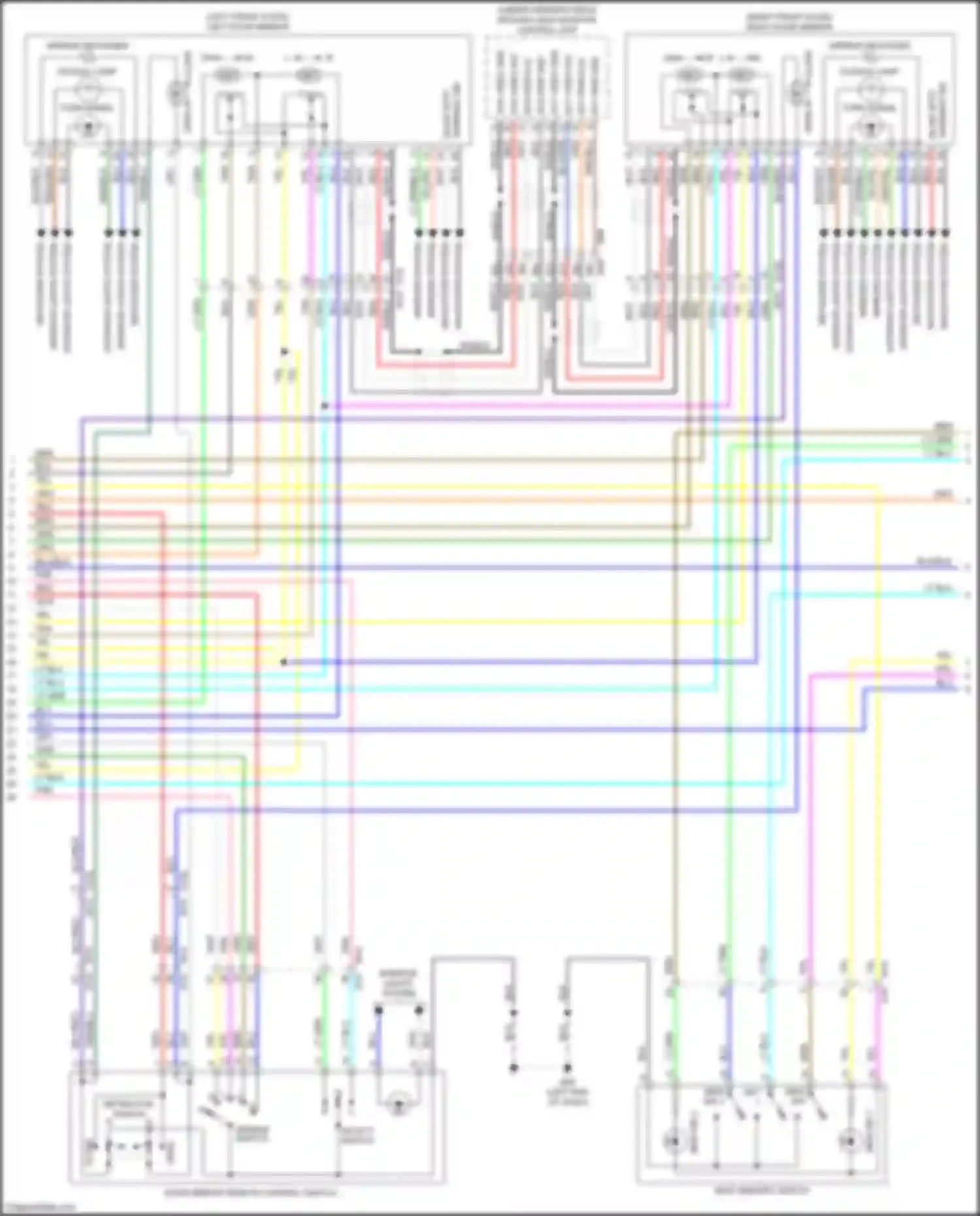 Titan Nissan II (2015-2019): Memory systems circuit (2 of 3)