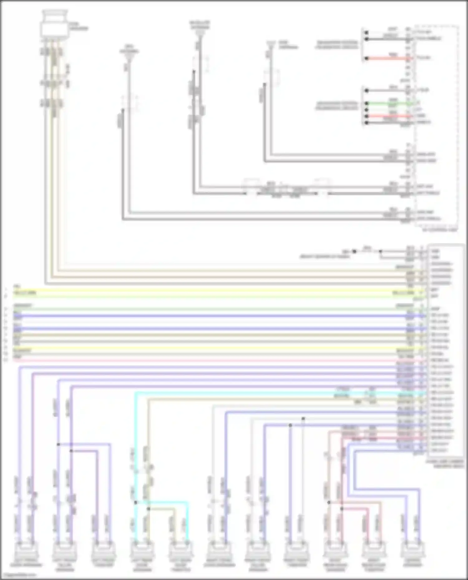 Titan Nissan II (2015-2019): Navigation circuit, w/ amplifier (3 of 3)