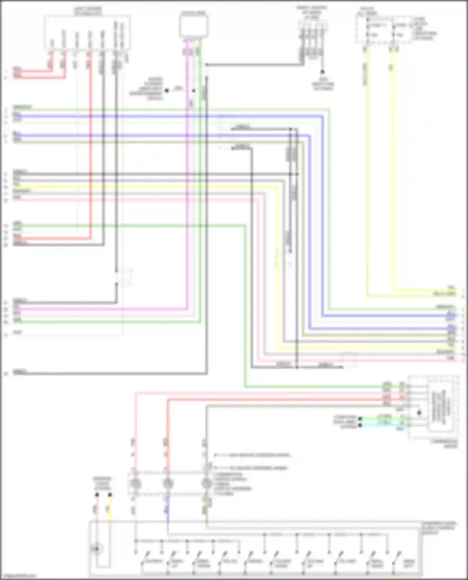 Titan Nissan II (2015-2019): Radio circuit, w/ navigation & amplifier (2 of 3)