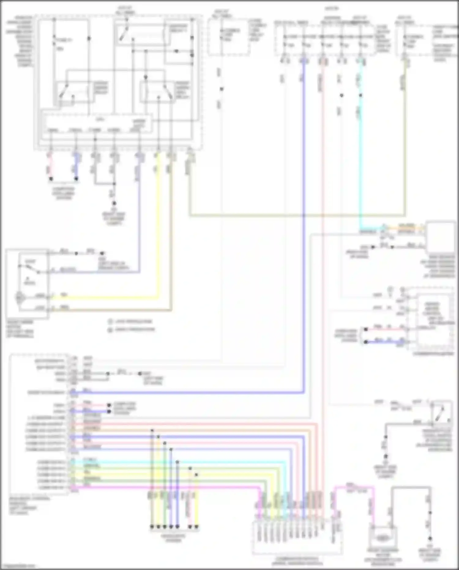 Titan Nissan II (2015-2019): Wiper/washer circuit