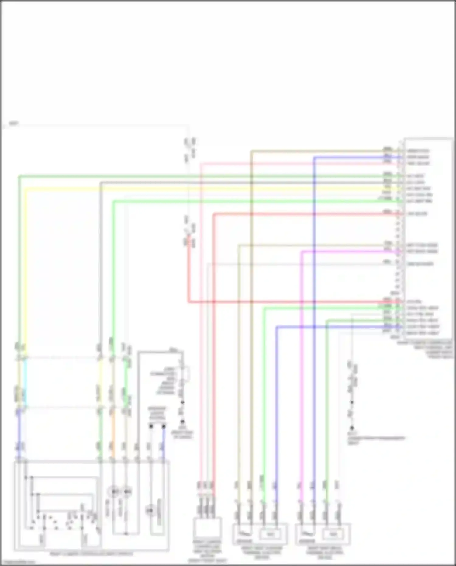 Wiring diagram a/c ctrl gnd for Nissan Titan II (2015-2019) (2 of 2)