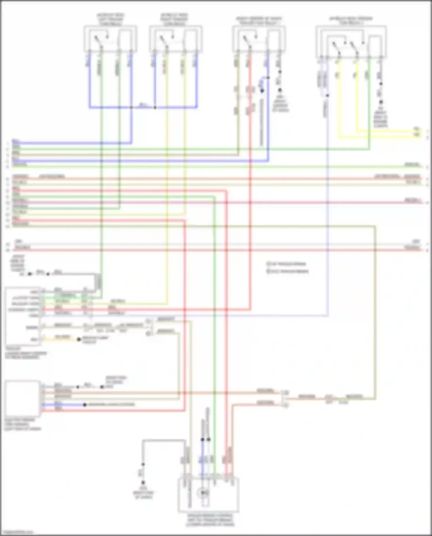 Wiring diagram backup lamp circuit for Nissan Titan II (2015-2019) (1 of 1)