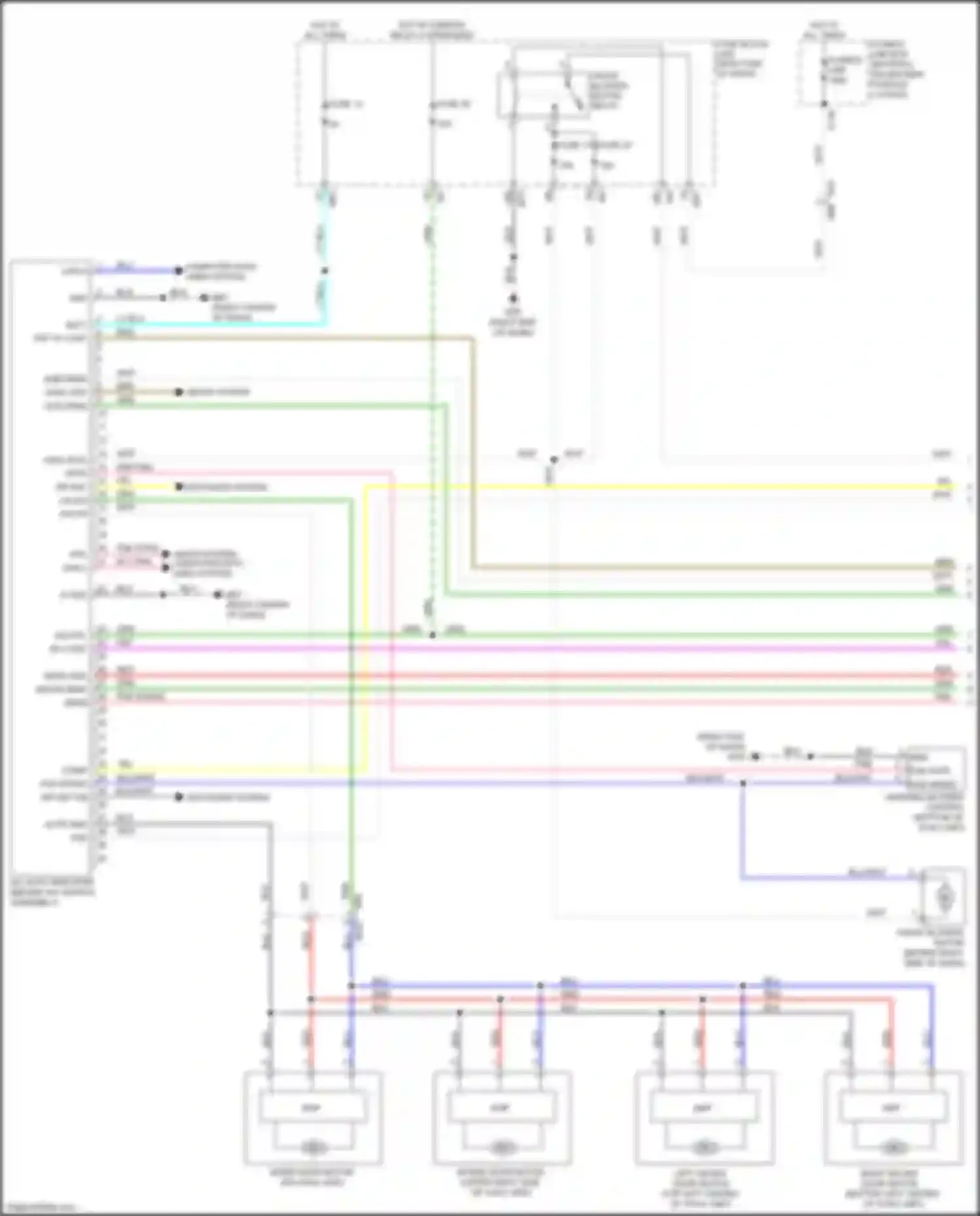 Wiring diagram blk/wht for Nissan Titan II (2015-2019) (1 of 23)
