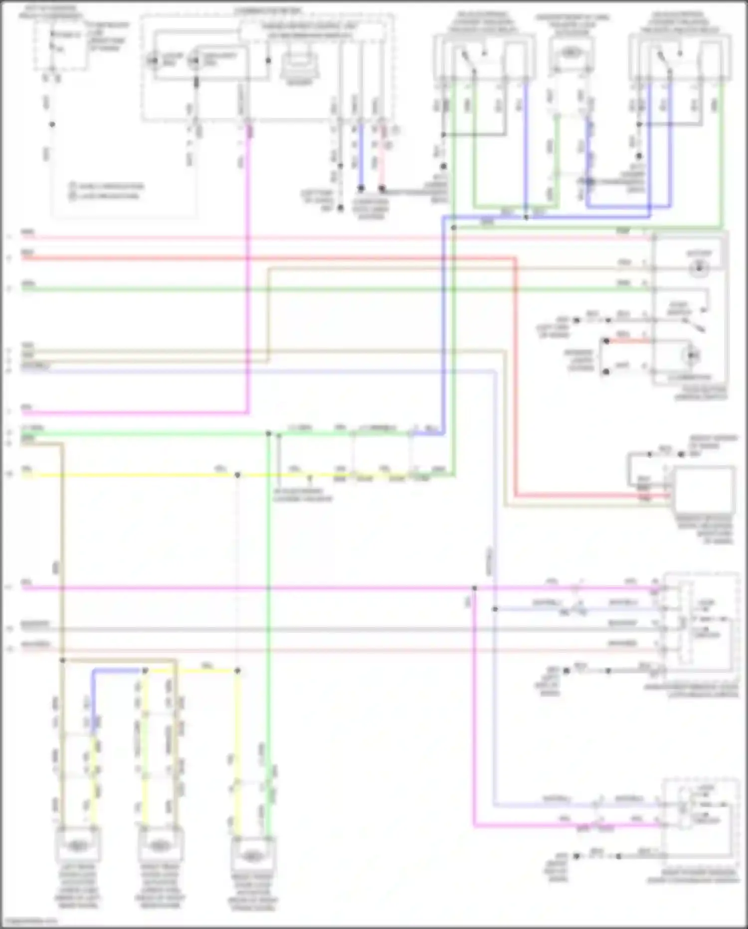 Wiring diagram blk/wht for Nissan Titan II (2015-2019) (5 of 23)