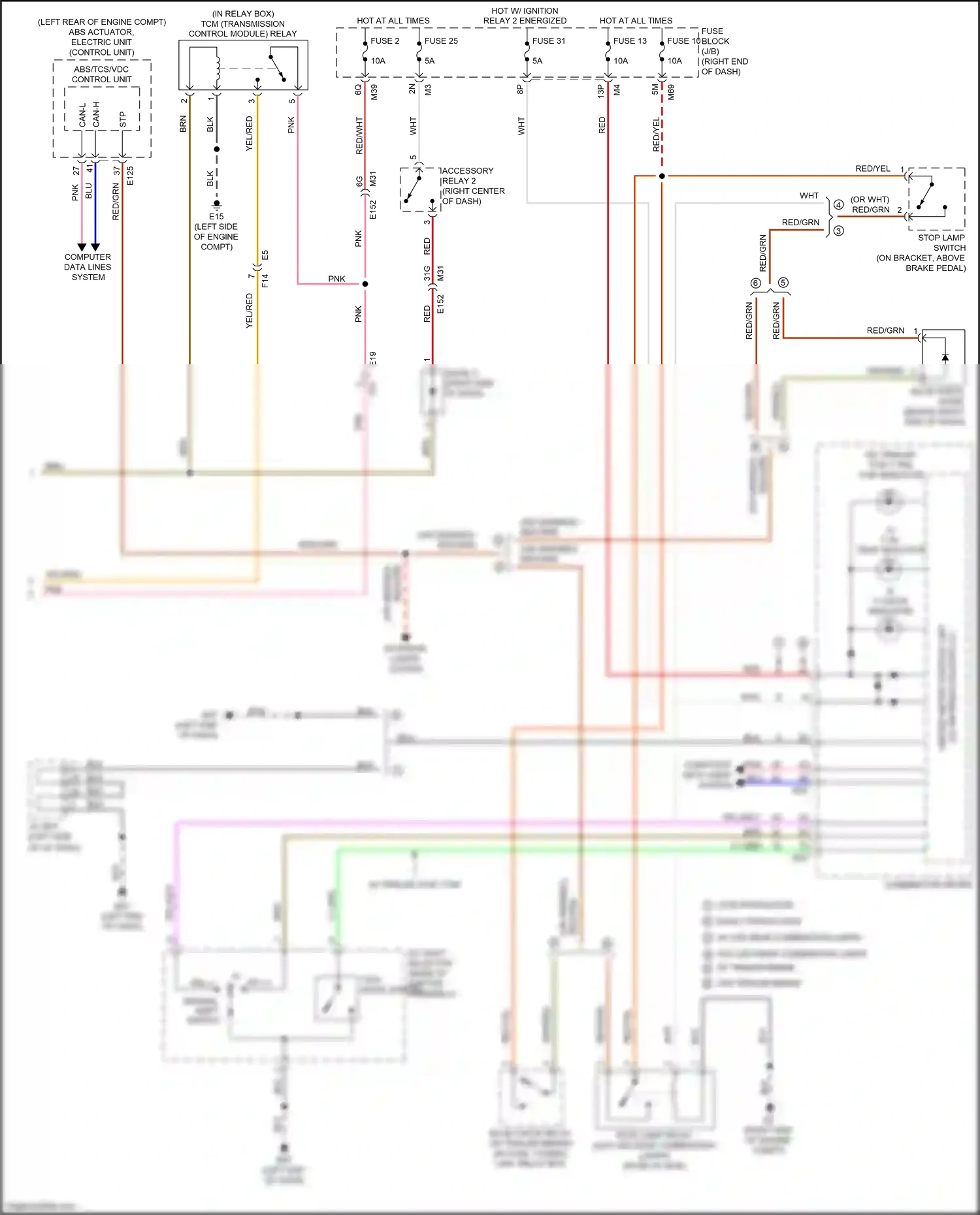 Wiring diagram blu for Nissan Titan II (2015-2019) (13 of 99)