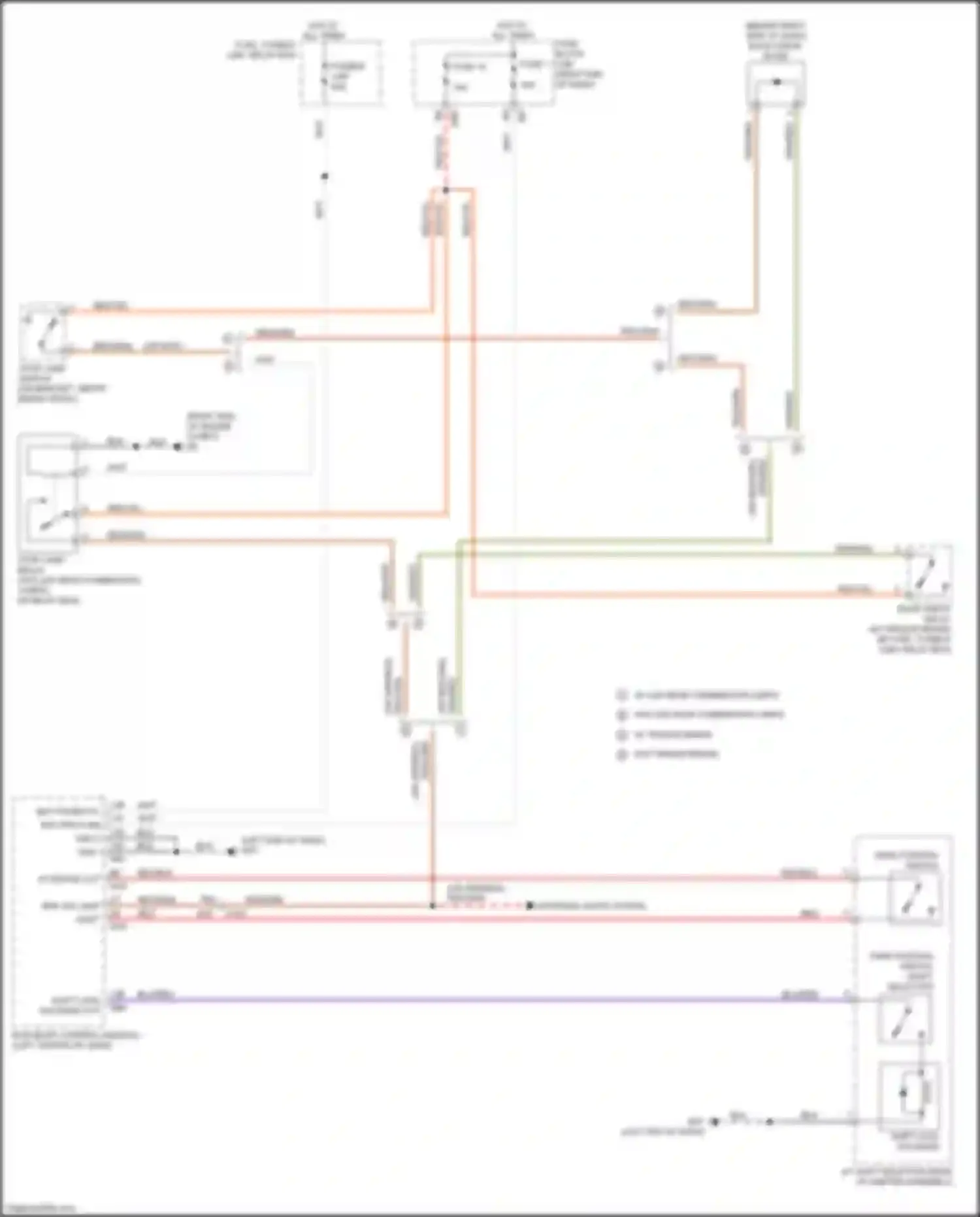 Wiring diagram bulb check diode for Nissan Titan II (2015-2019) (4 of 5)