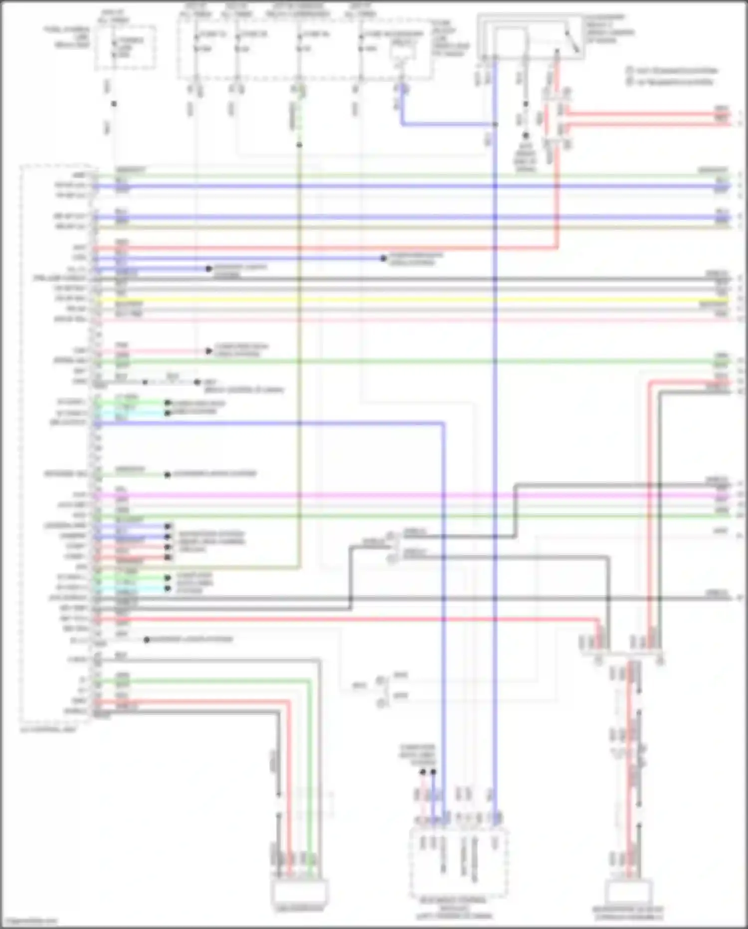 Wiring diagram camera on for Nissan Titan II (2015-2019) (1 of 4)