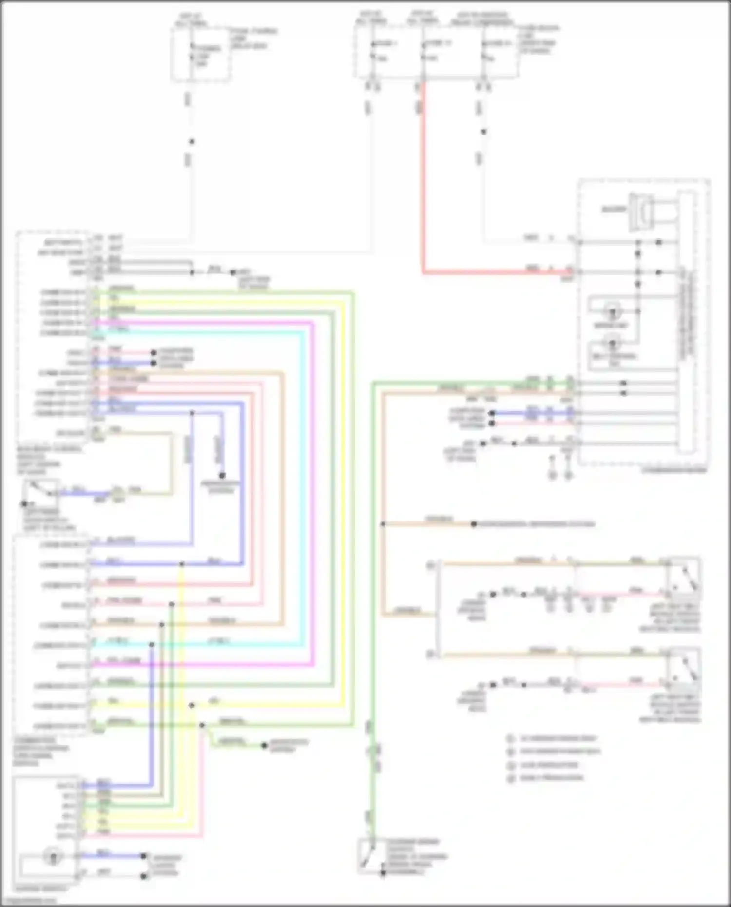 Wiring diagram combi sw out 3 for Nissan Titan II (2015-2019) (2 of 2)