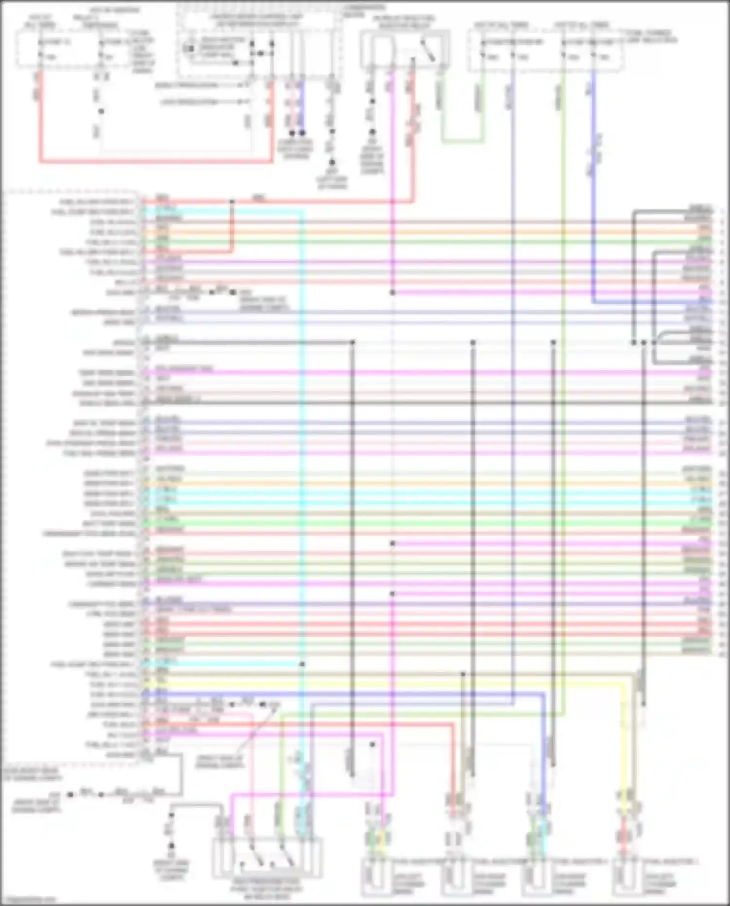 Wiring diagram combination meter for Nissan Titan II (2015-2019) (30 of 30)