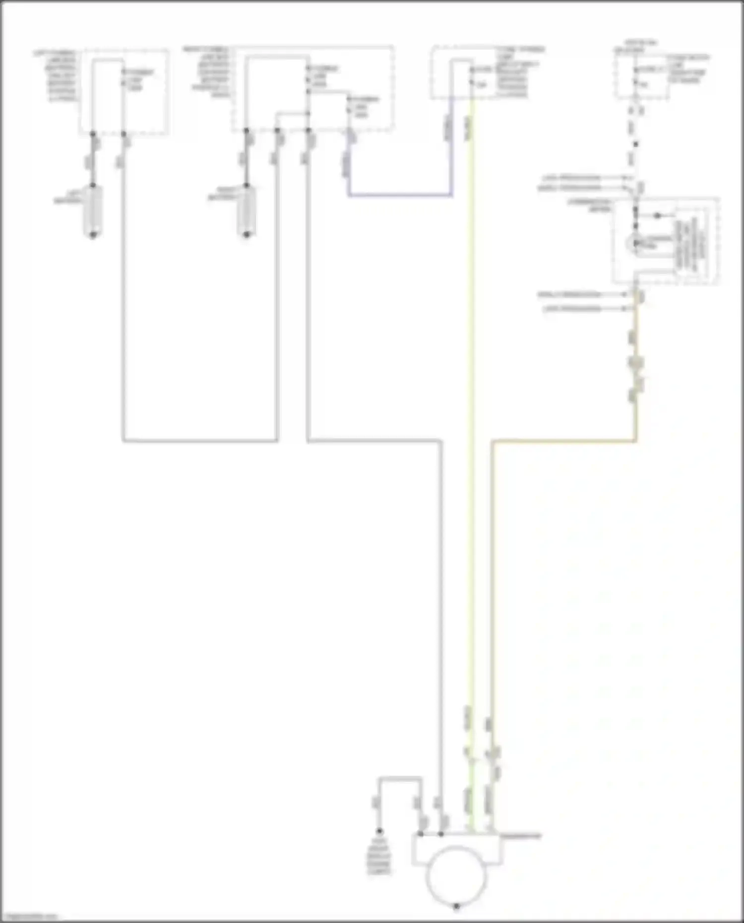 Wiring diagram combination meter for Nissan Titan II (2015-2019) (3 of 30)