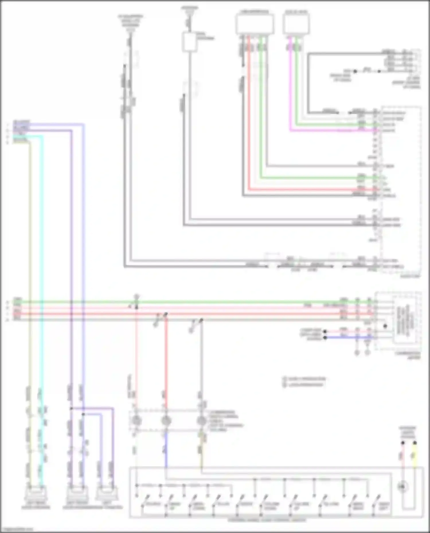 Wiring diagram combination meter for Nissan Titan II (2015-2019) (27 of 30)