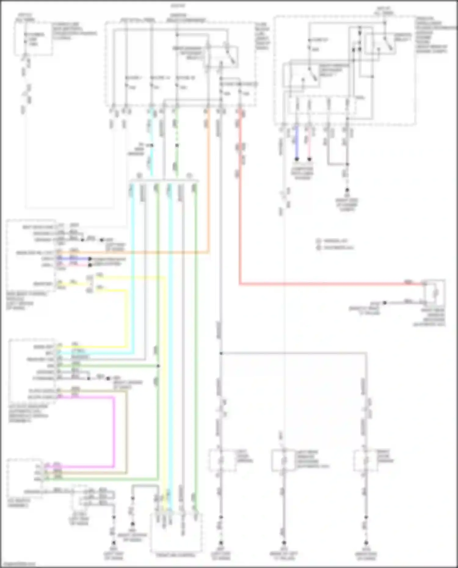 Wiring diagram computer data lines system for Nissan Titan II (2015-2019) (3 of 68)