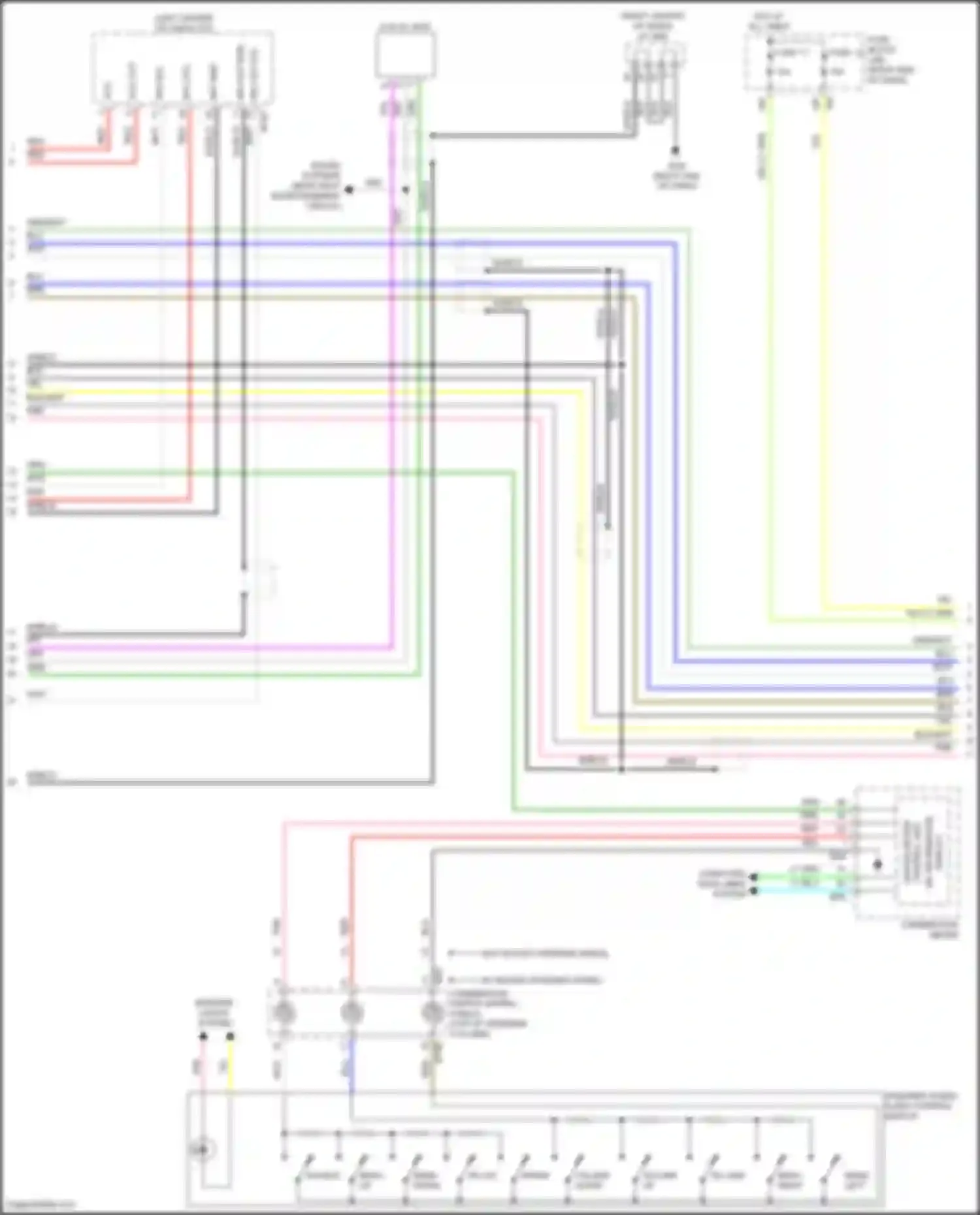 Wiring diagram control unit) for Nissan Titan II (2015-2019) (2 of 6)