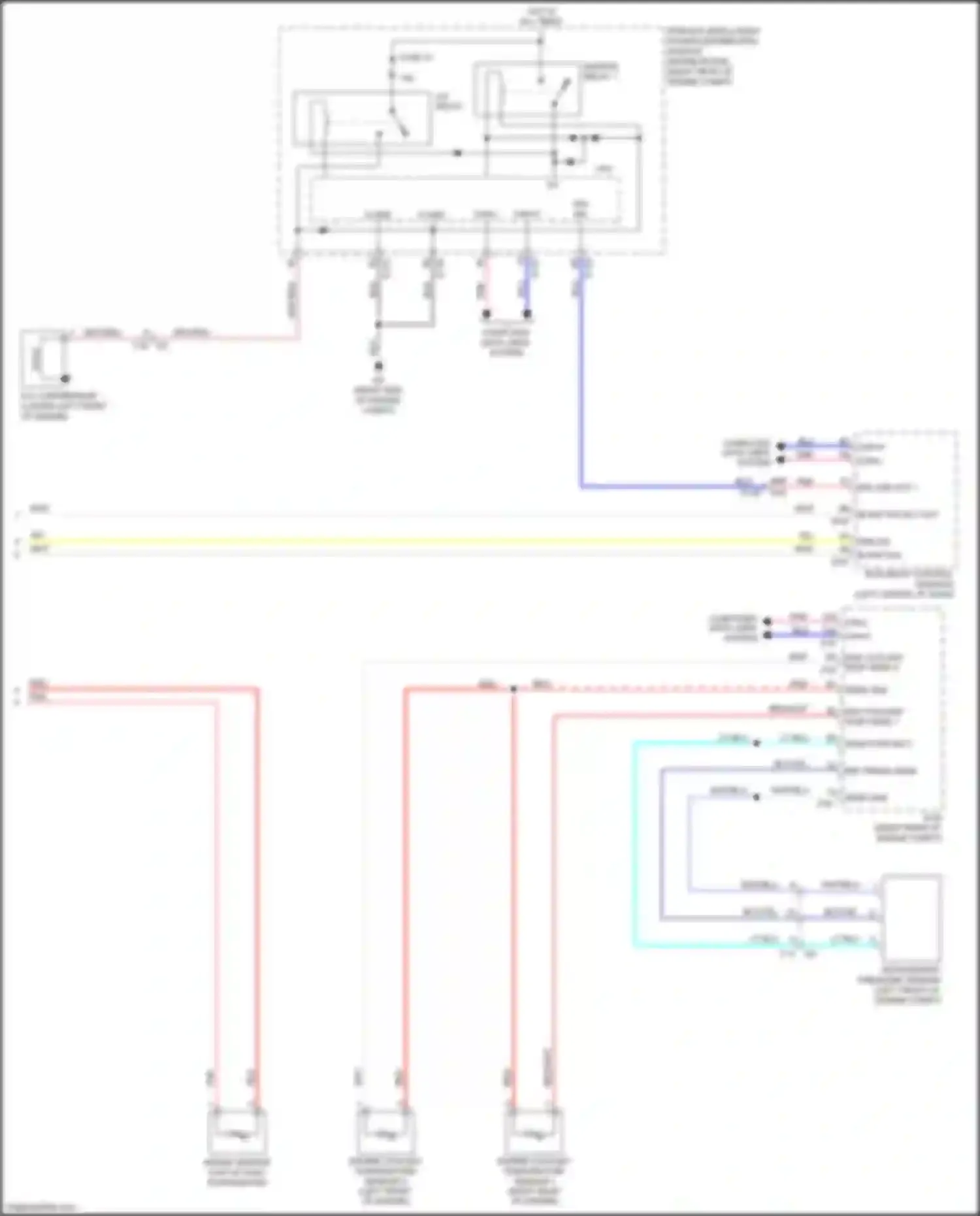 Wiring diagram engine coolant temperature sensor 2 for Nissan Titan II (2015-2019) (2 of 3)