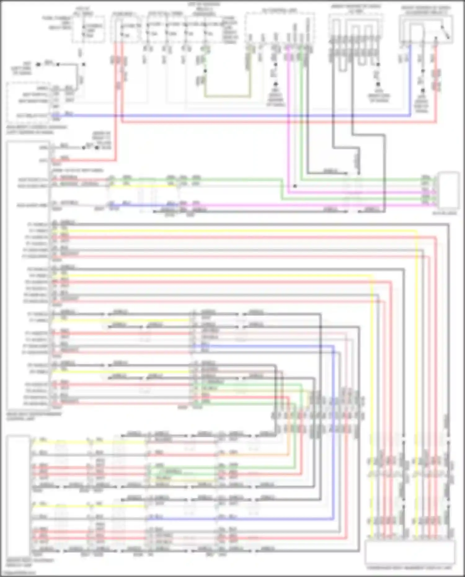Wiring diagram fuse, fusible link, relay box for Nissan Titan II (2015-2019) (20 of 33)