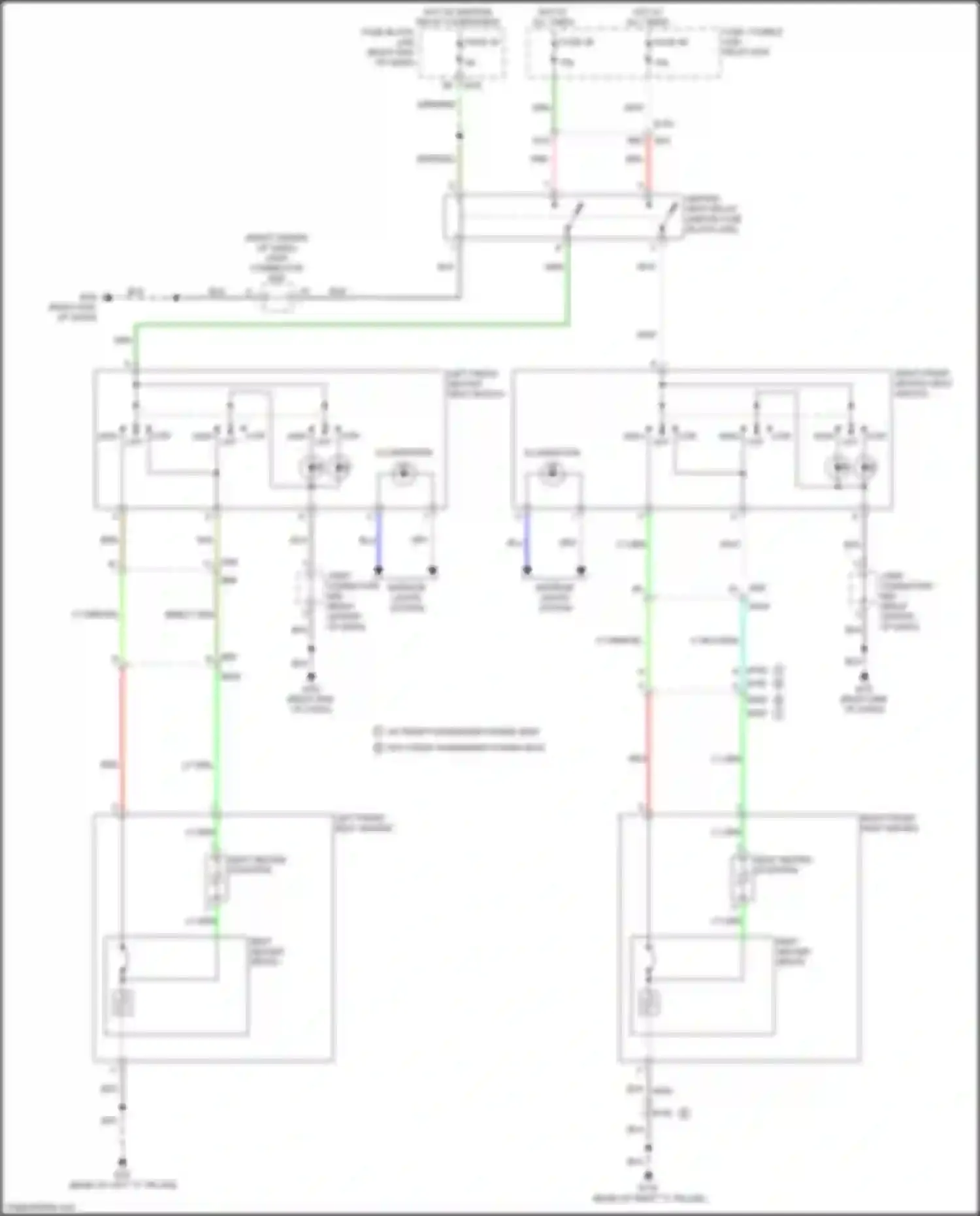 Wiring diagram fuse, fusible link, relay box for Nissan Titan II (2015-2019) (22 of 33)
