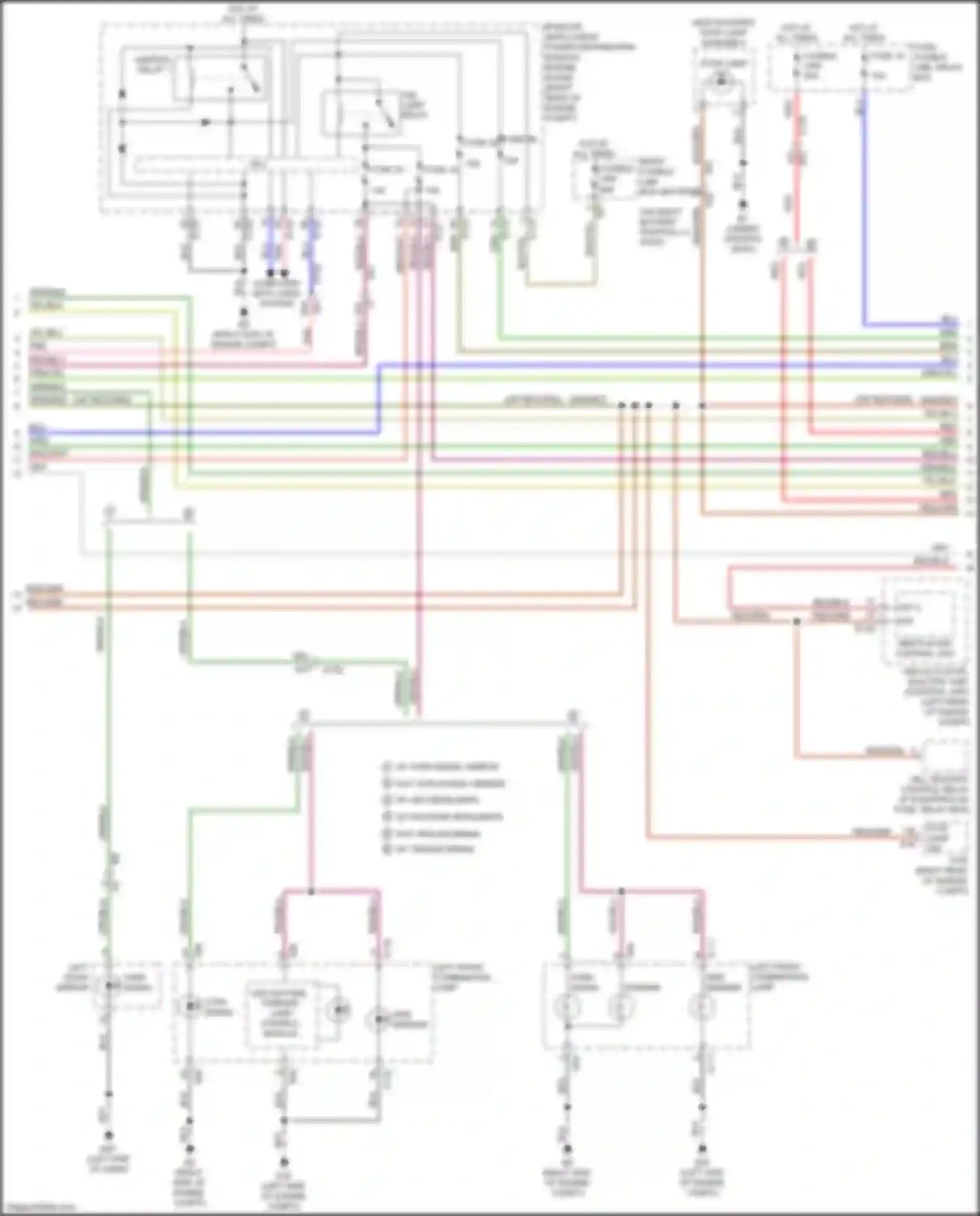 Wiring diagram hill descent control relay for Nissan Titan II (2015-2019) (2 of 2)