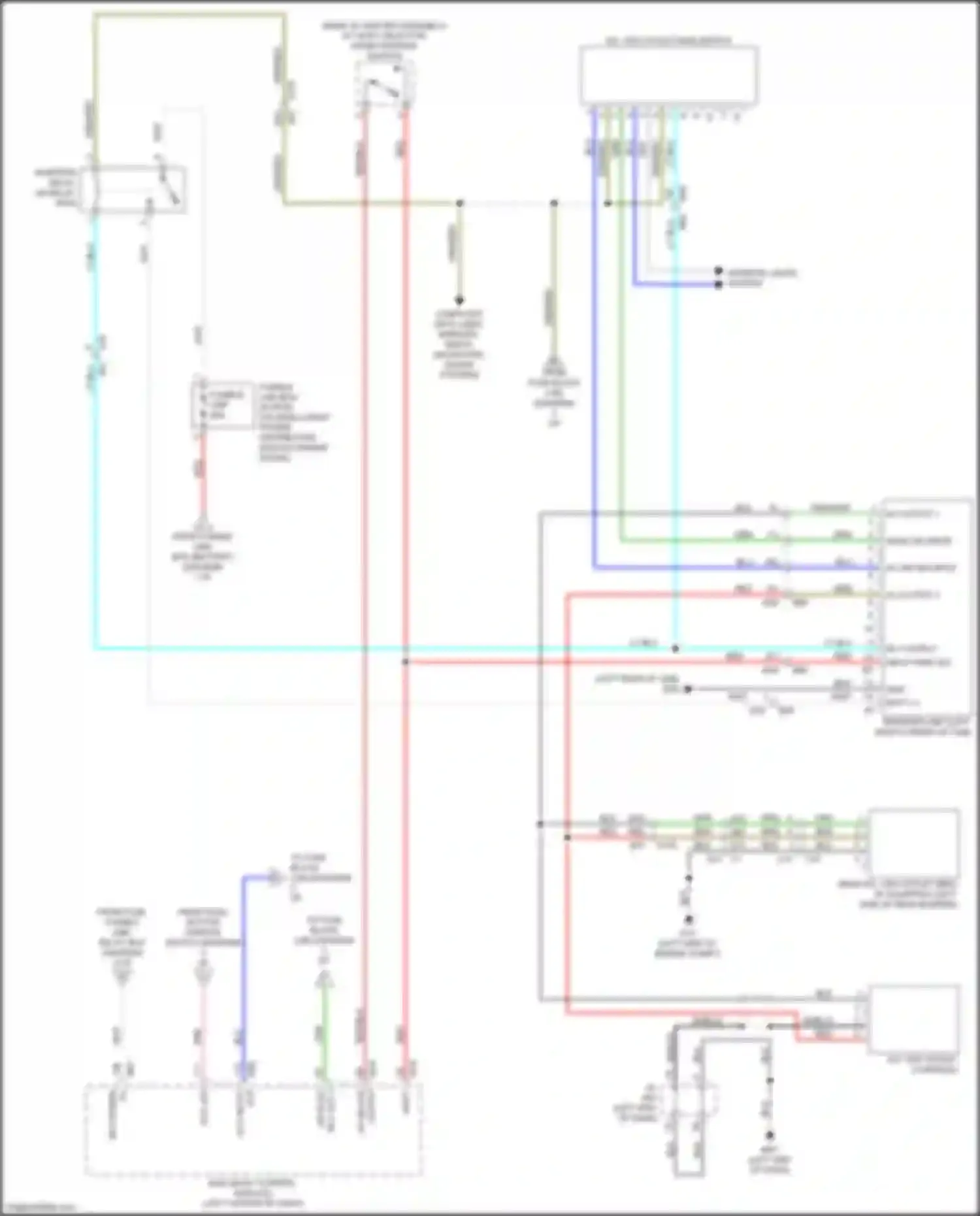 Wiring diagram input park sig for Nissan Titan II (2015-2019) (1 of 1)
