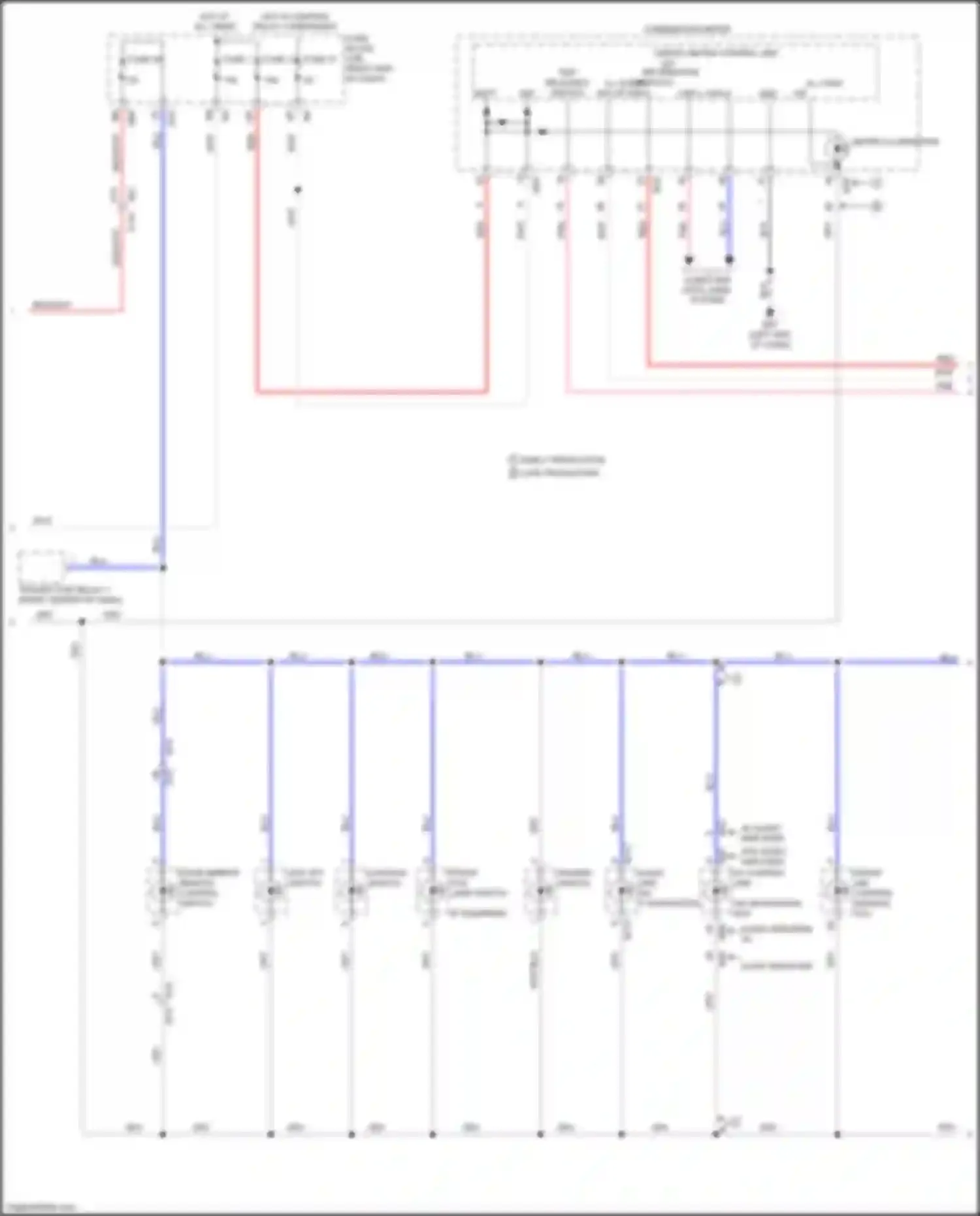 Wiring diagram meter illumination for Nissan Titan II (2015-2019) (3 of 3)