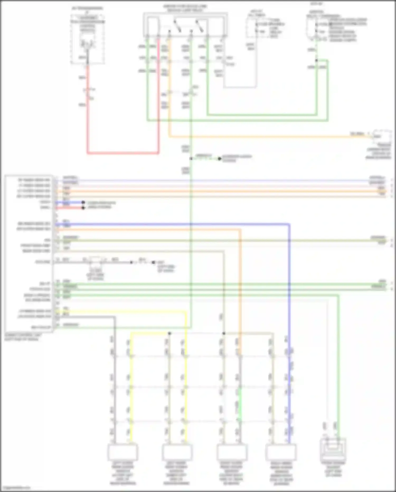 Wiring diagram rf outer sens sig for Nissan Titan II (2015-2019) (1 of 1)