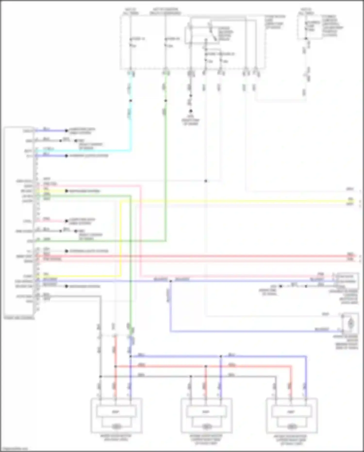 Wiring diagram rr def on for Nissan Titan II (2015-2019) (3 of 3)